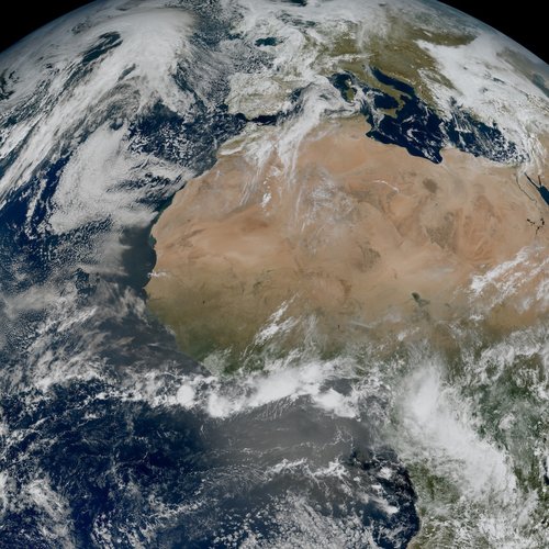 FULL earth Disc CREDIT EUMETSAT/ESA ESA Standard Licence and Additional permission may be required (contact spaceinimages@esa.int for further information)